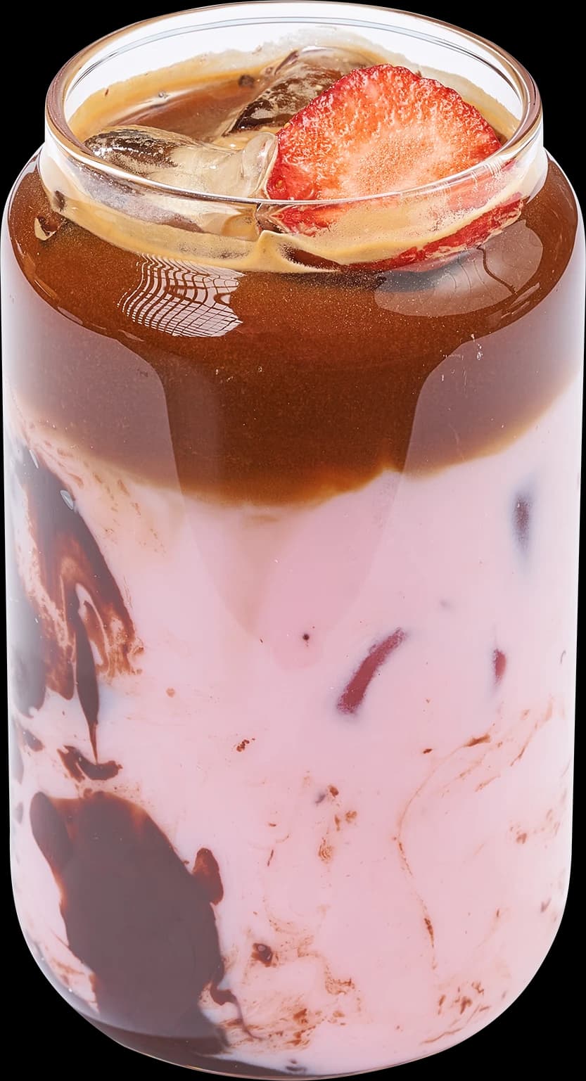 Iced mocha berry