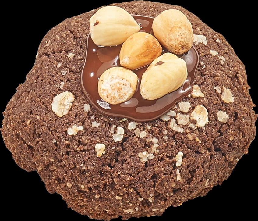 diet chocoloate hazelnut cookie