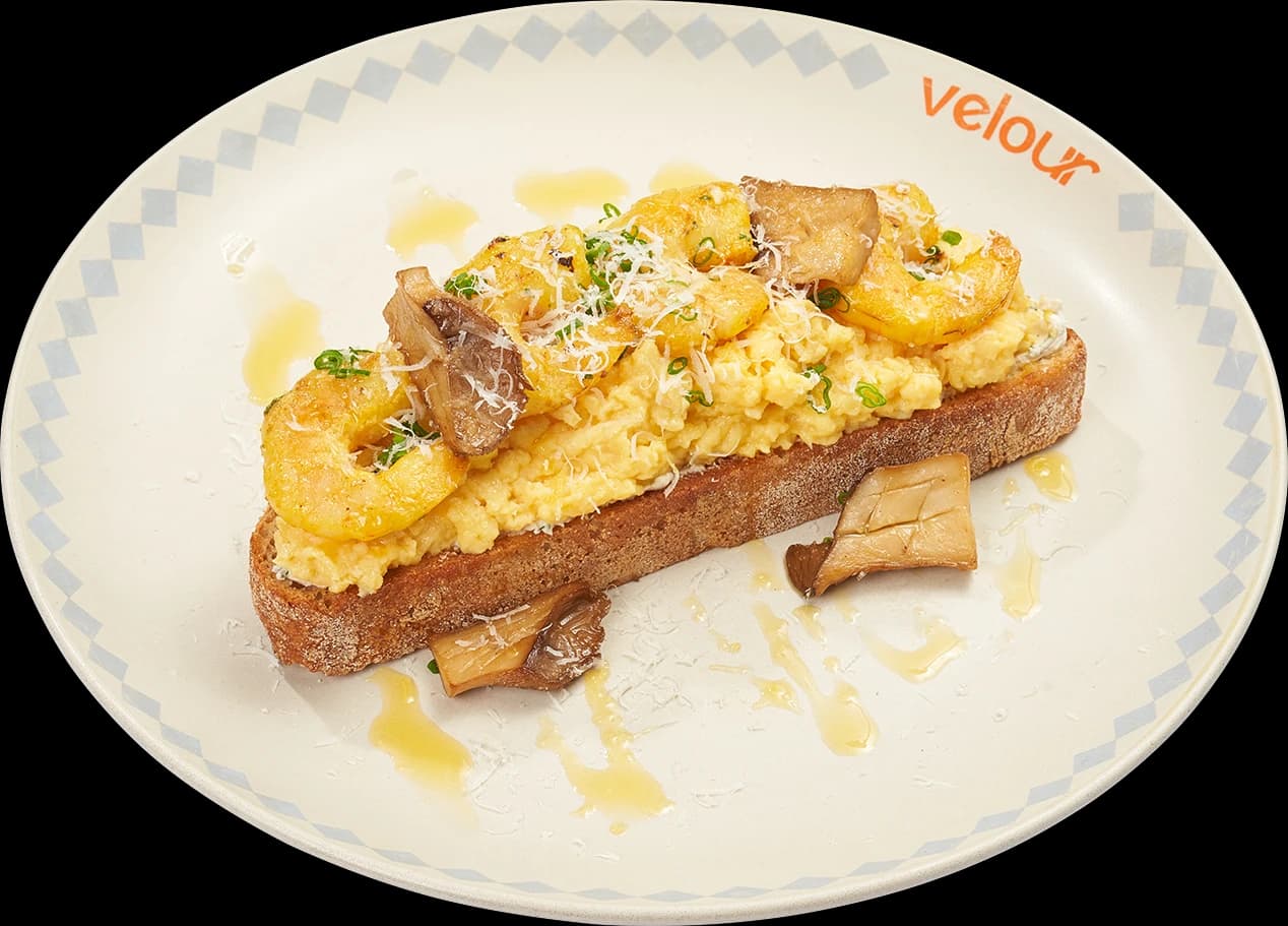 Shrimp Tost Scrambled Plate