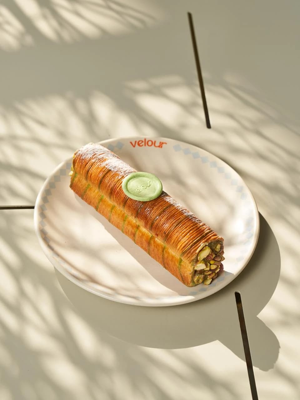 burberry and pistachio pain